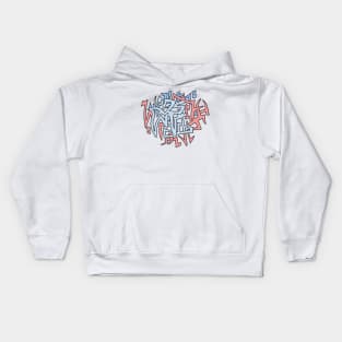 Graffiti pastels Kids Hoodie